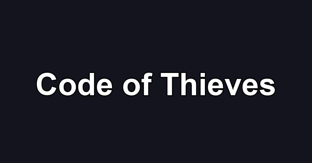 Code of Thieves