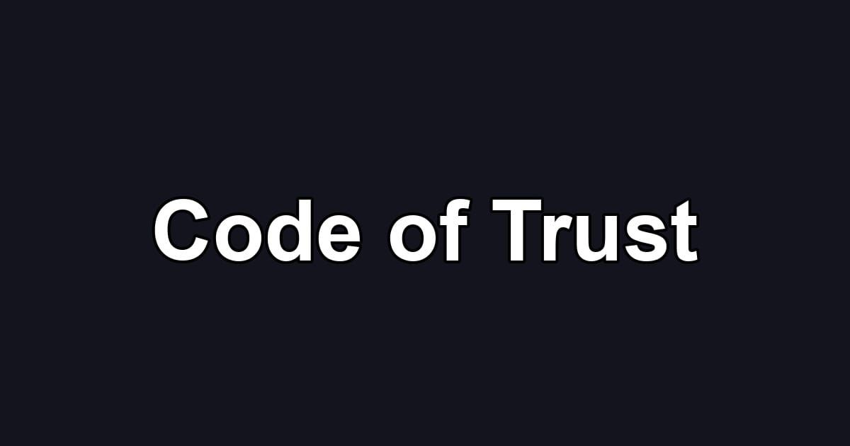 Code of Trust