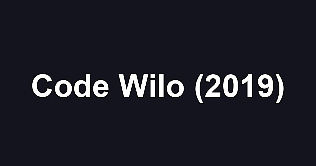 Code Wilo (2019)