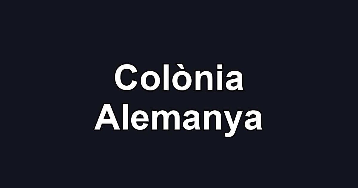 Colònia Alemanya