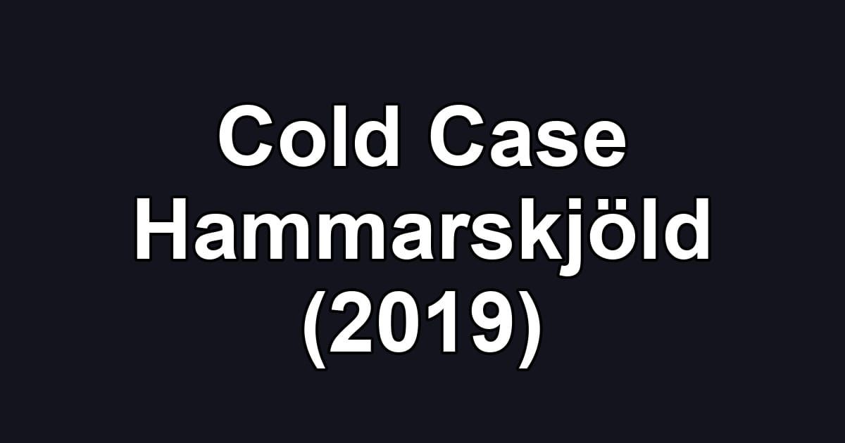 Cold Case Hammarskjöld (2019)