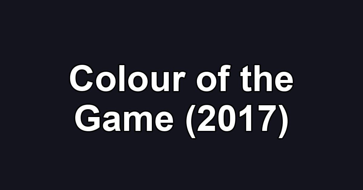 Colour of the Game (2017)