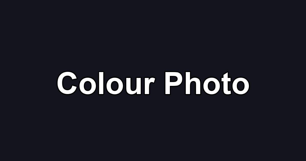 Colour Photo