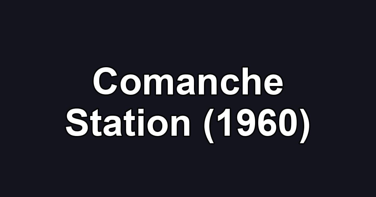 Comanche Station (1960)