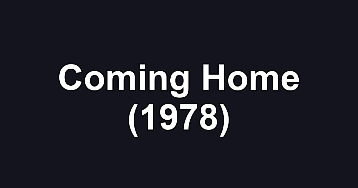 Coming Home (1978)