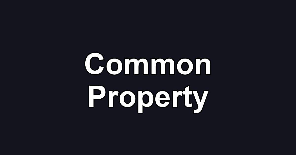 Common Property