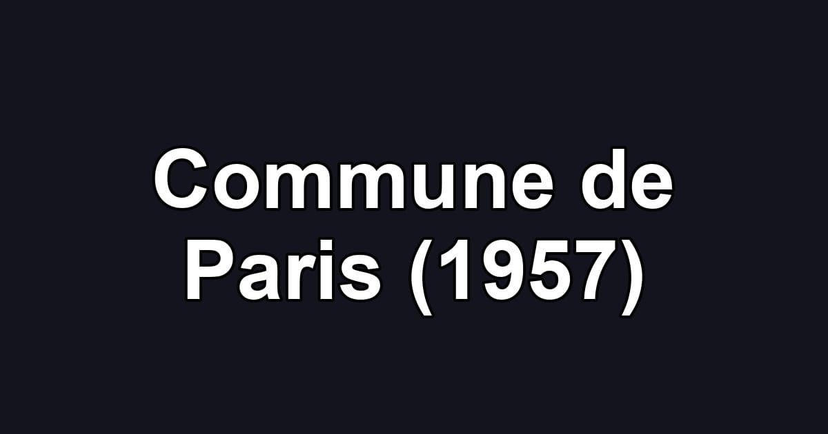 Commune de Paris (1957)