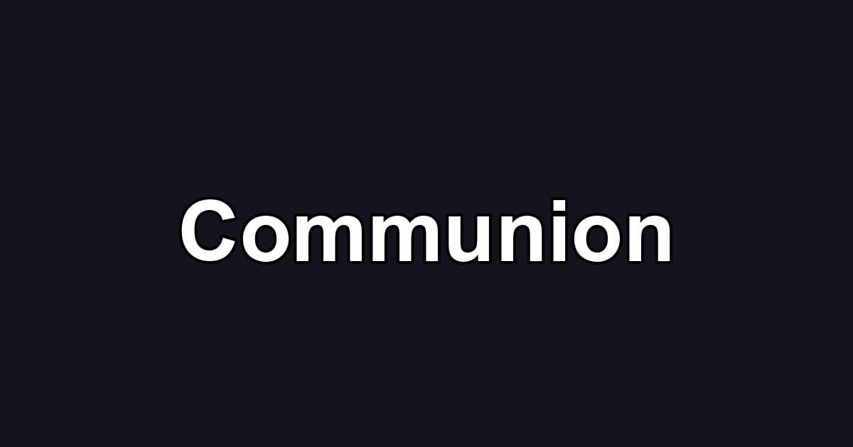 Communion