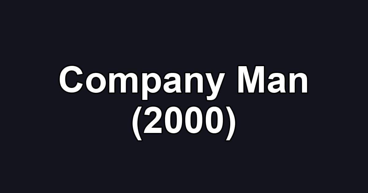 Company Man (2000)