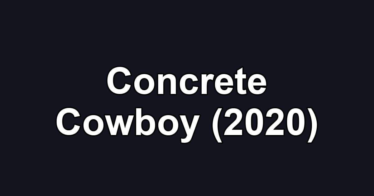 Concrete Cowboy (2020)
