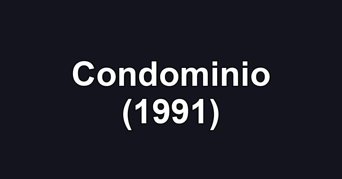 Condominio (1991)