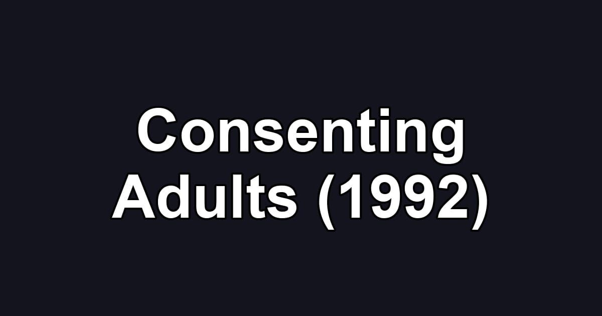 Consenting Adults (1992)