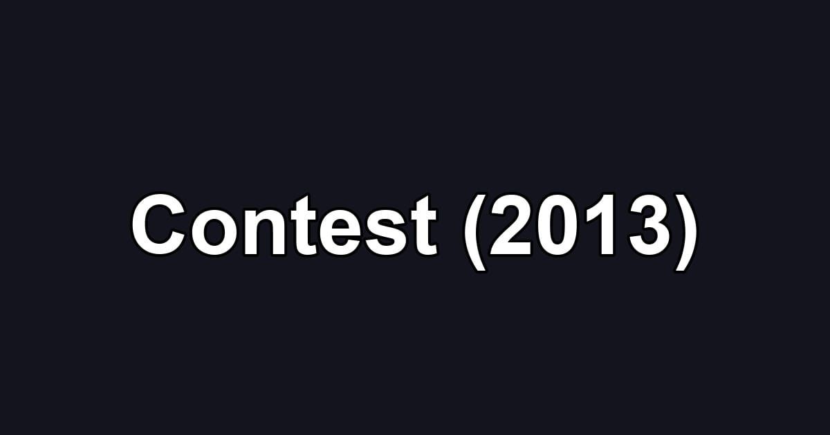 Contest (2013)