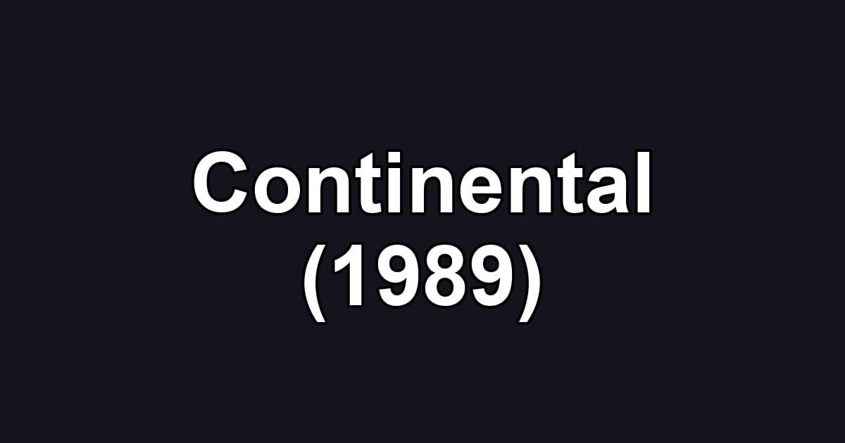 Continental (1989)