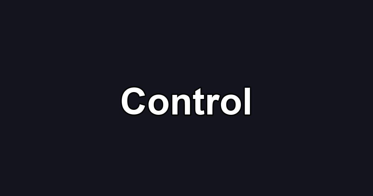 Control