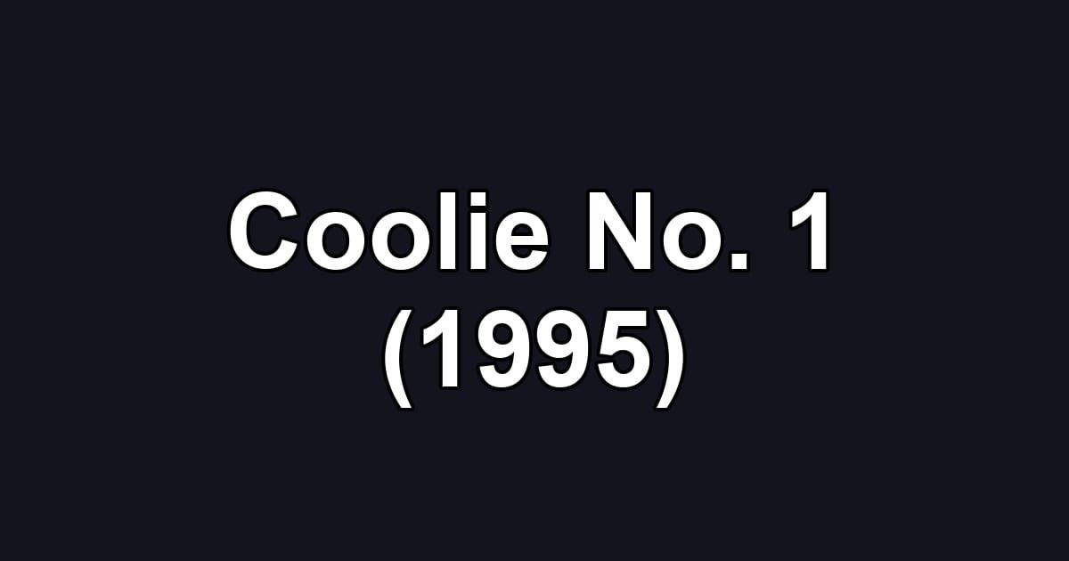 Coolie No. 1 (1995)