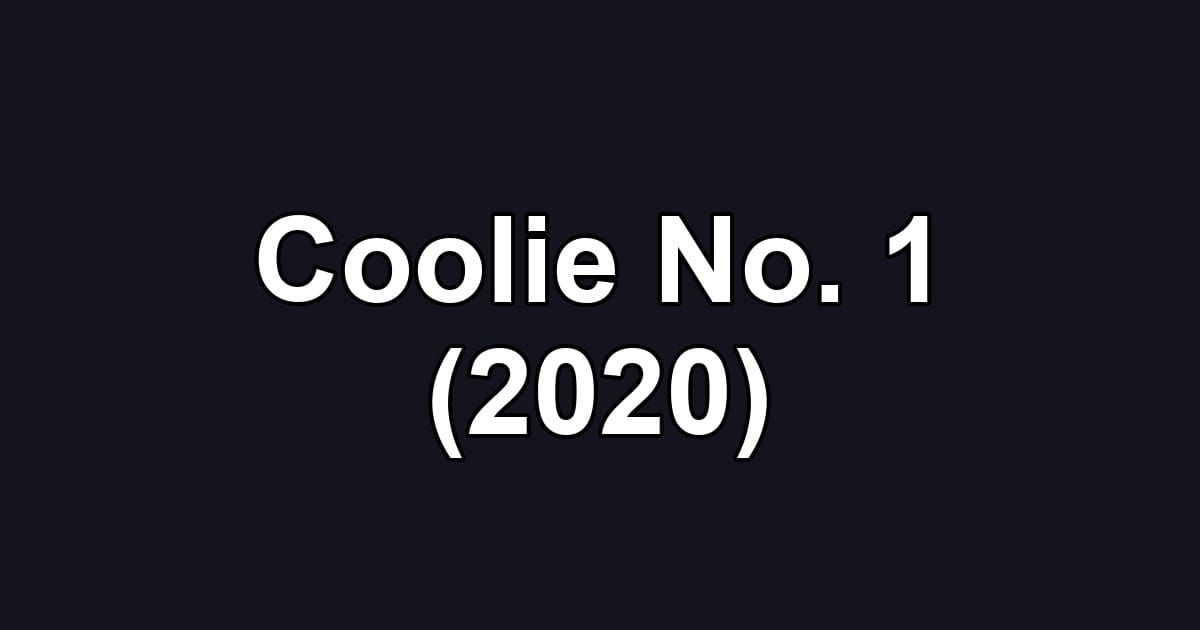 Coolie No. 1 (2020)