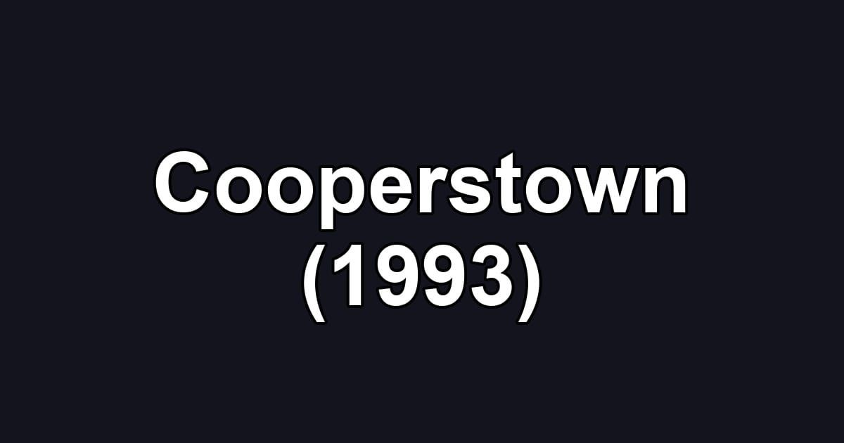 Cooperstown (1993)