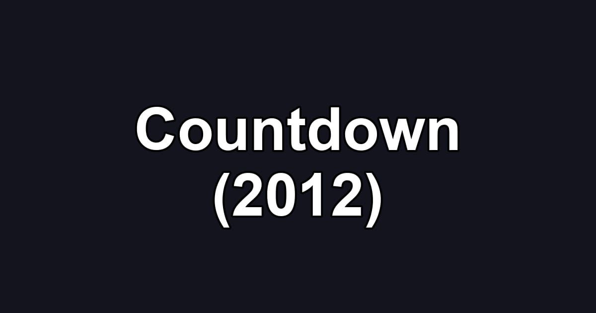 Countdown (2012)