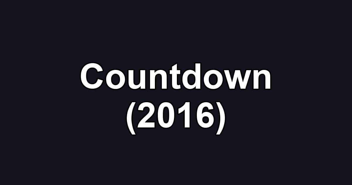 Countdown (2016)
