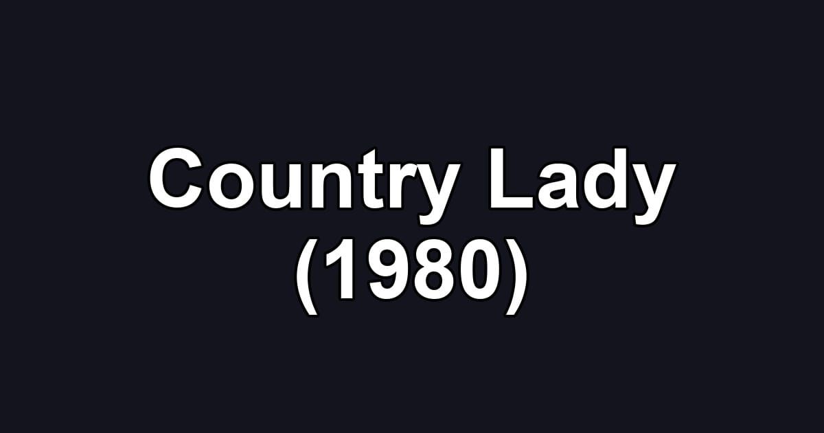 Country Lady (1980)