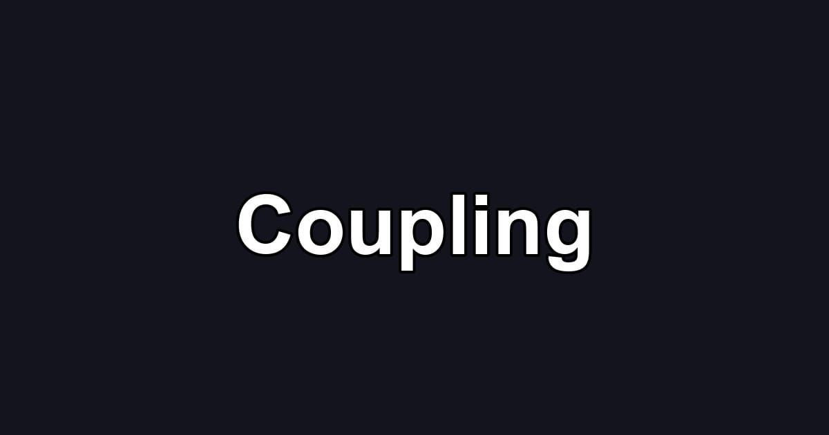 Coupling