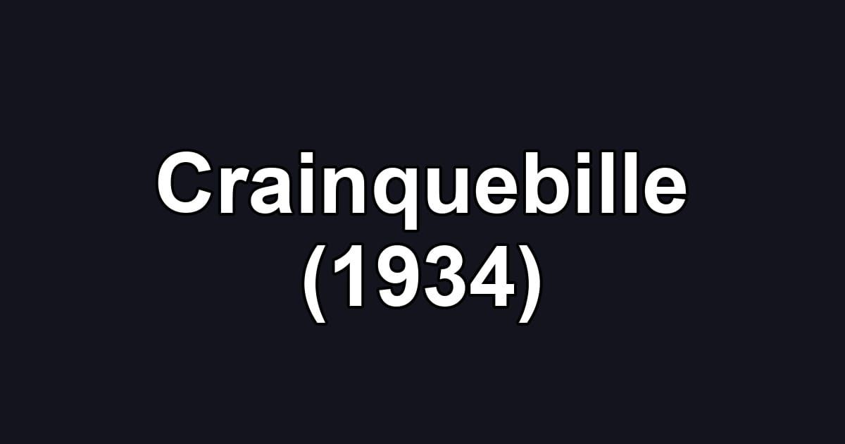 Crainquebille (1934)