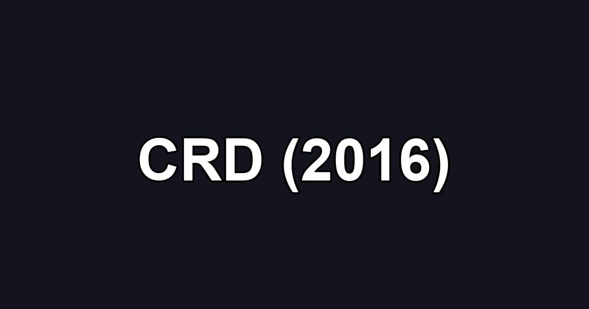 CRD (2016)