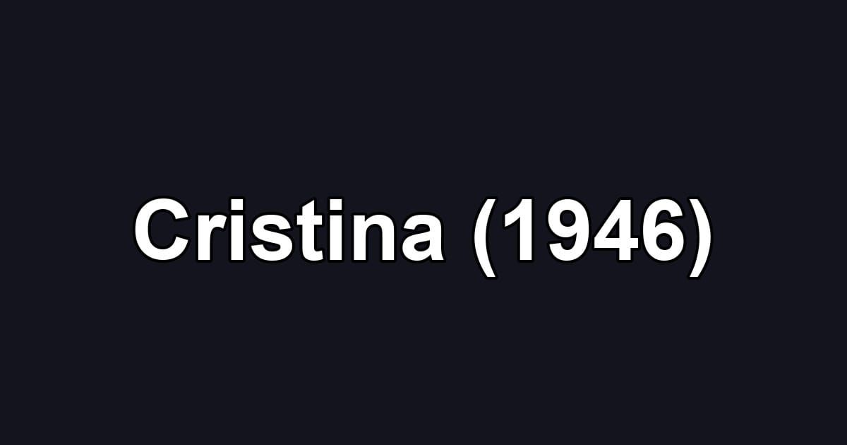 Cristina (1946)