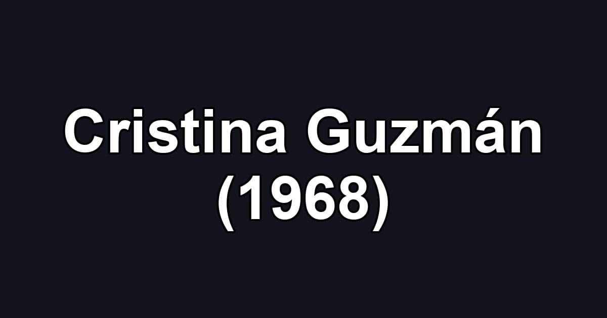 Cristina Guzmán (1968)