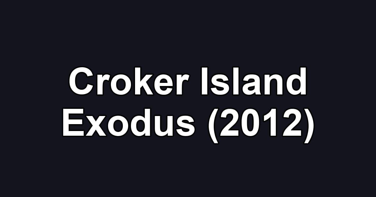 Croker Island Exodus (2012)