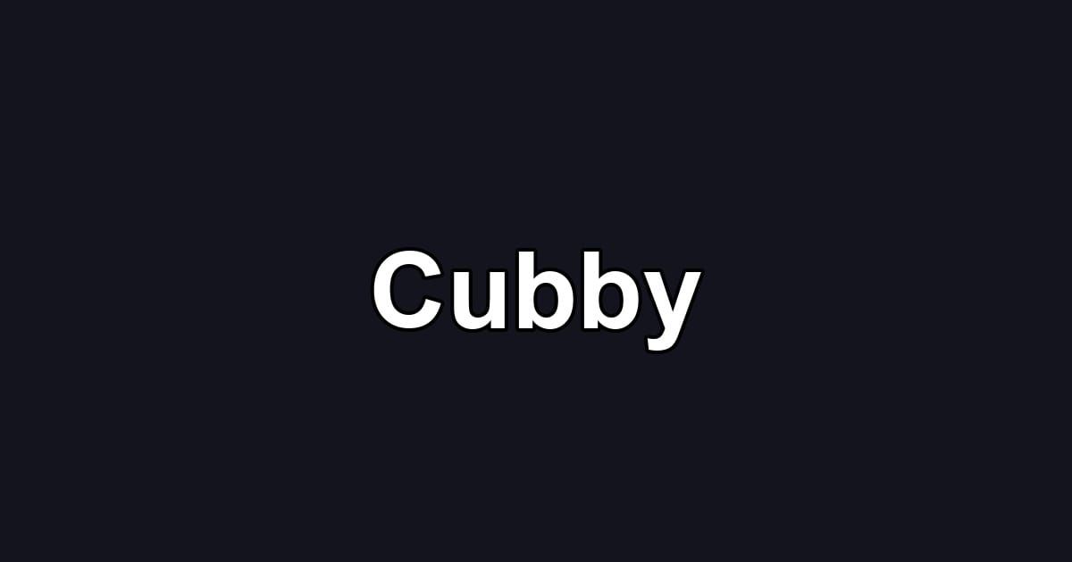 Cubby