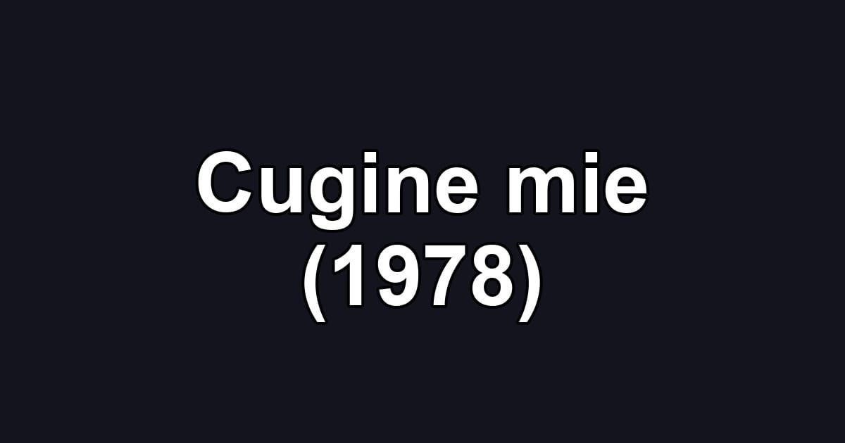 Cugine mie (1978)