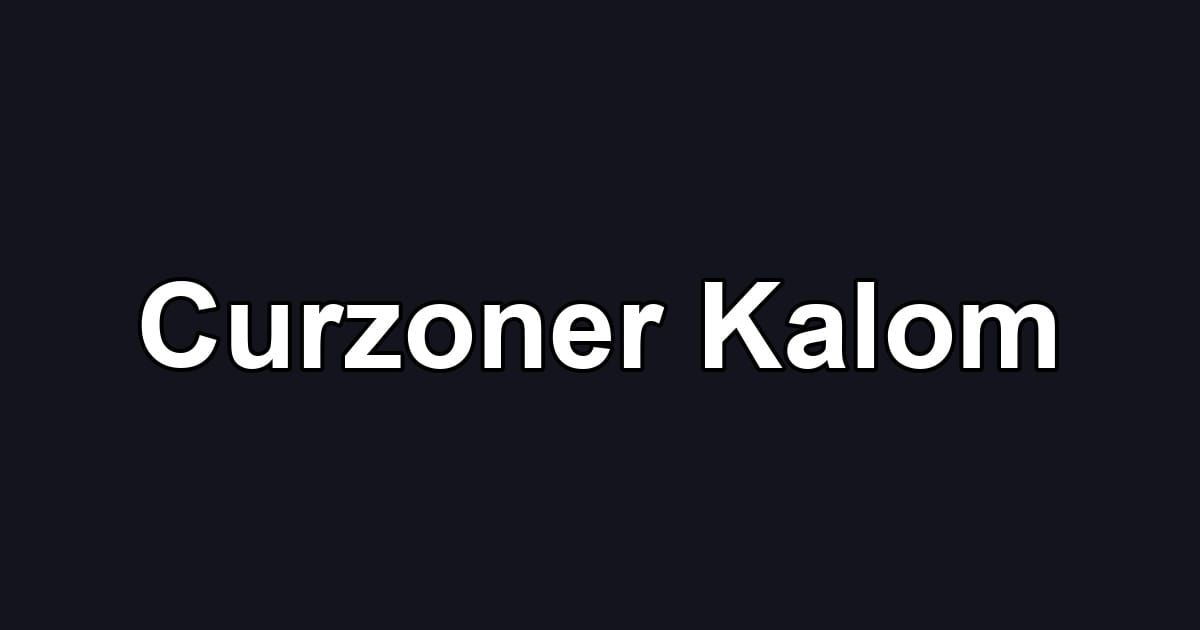 Curzoner Kalom
