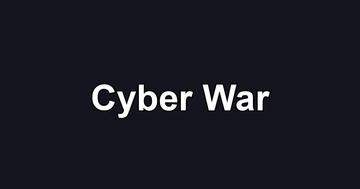 Cyber War