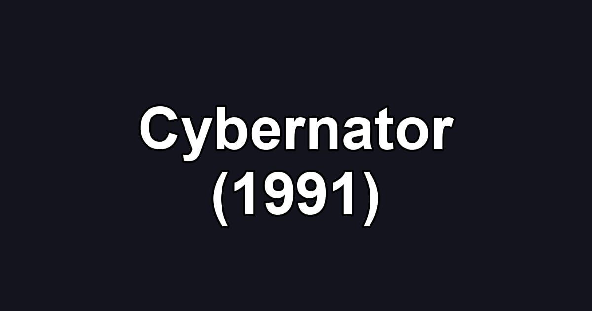 Cybernator (1991)