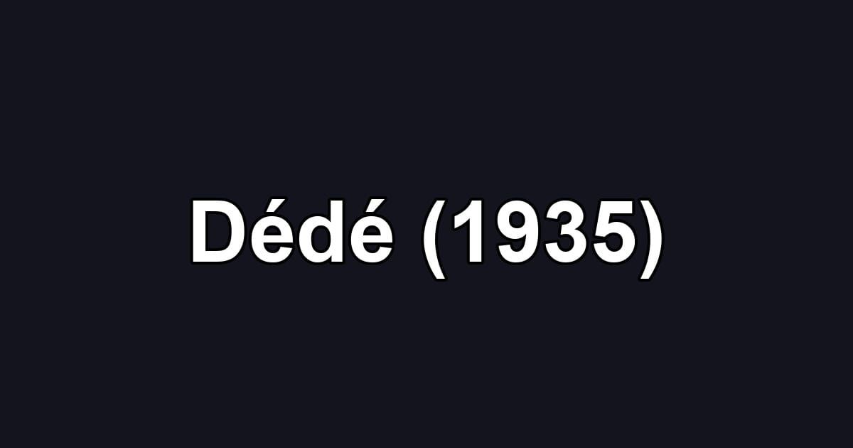 Dédé (1935)