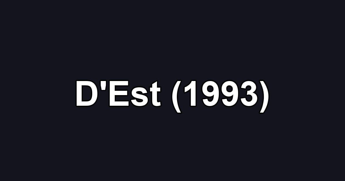 D'Est (1993)