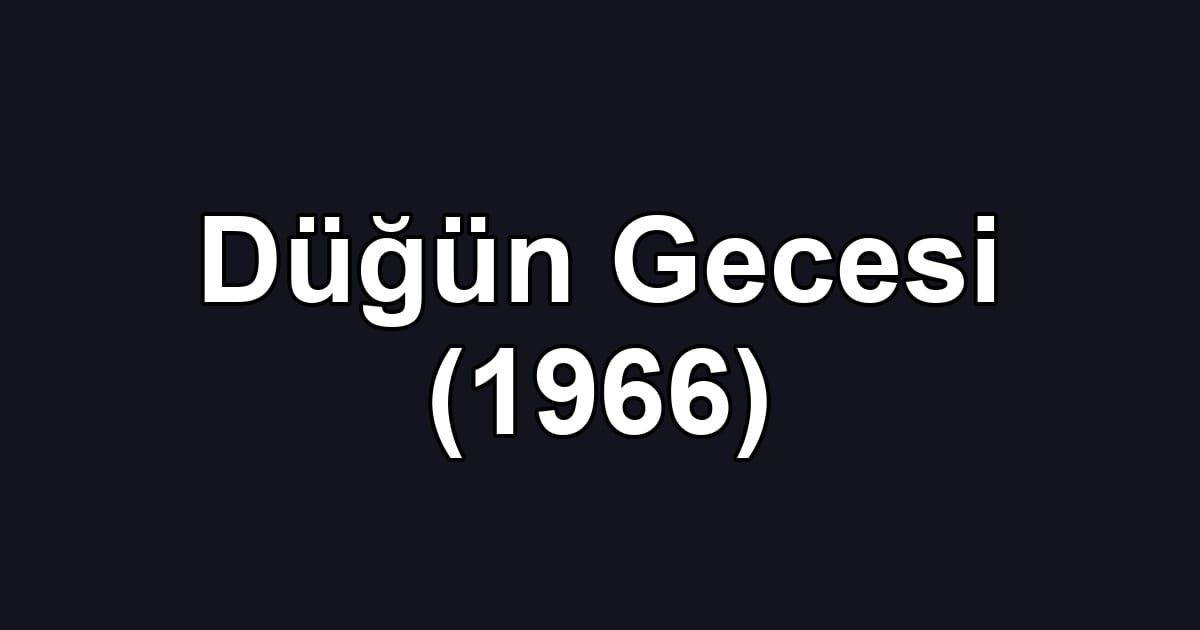 Düğün Gecesi (1966)
