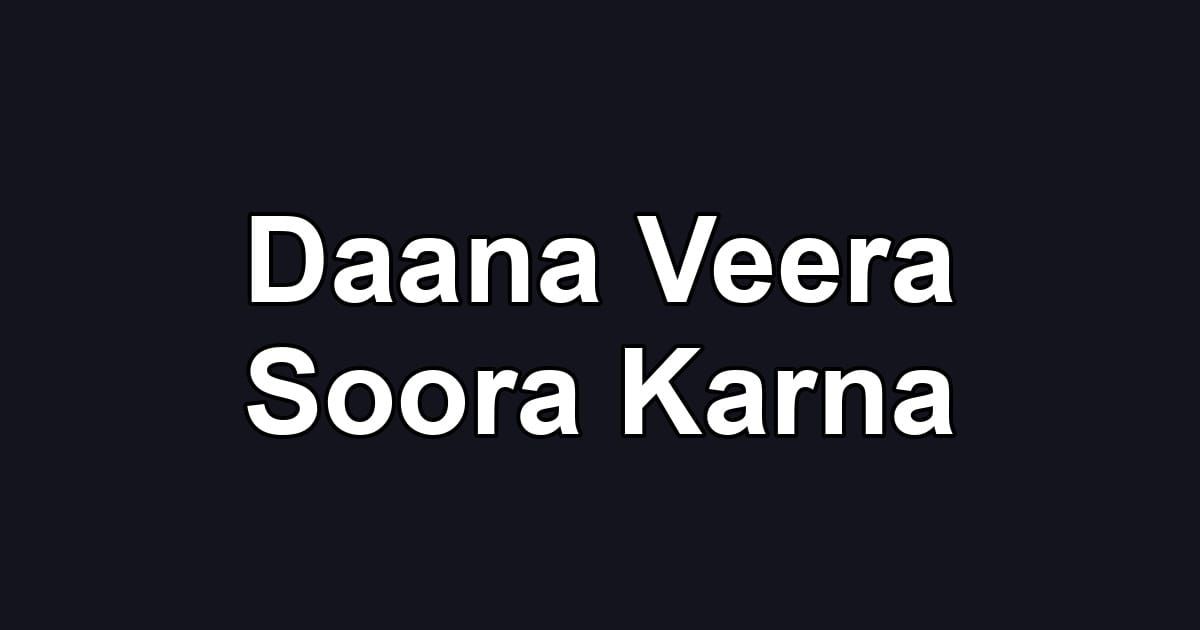 Daana Veera Soora Karna
