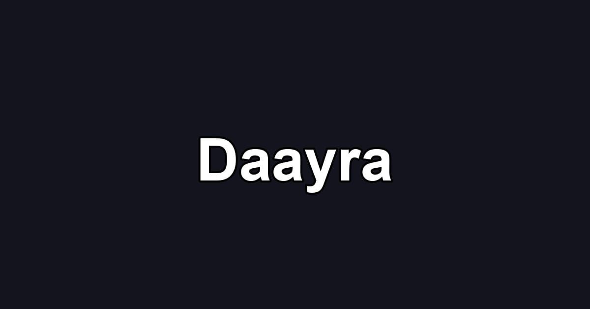 Daayra