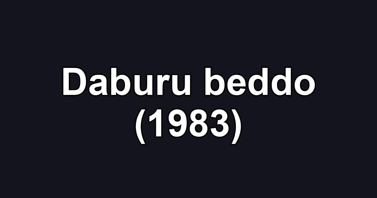 Daburu beddo (1983)