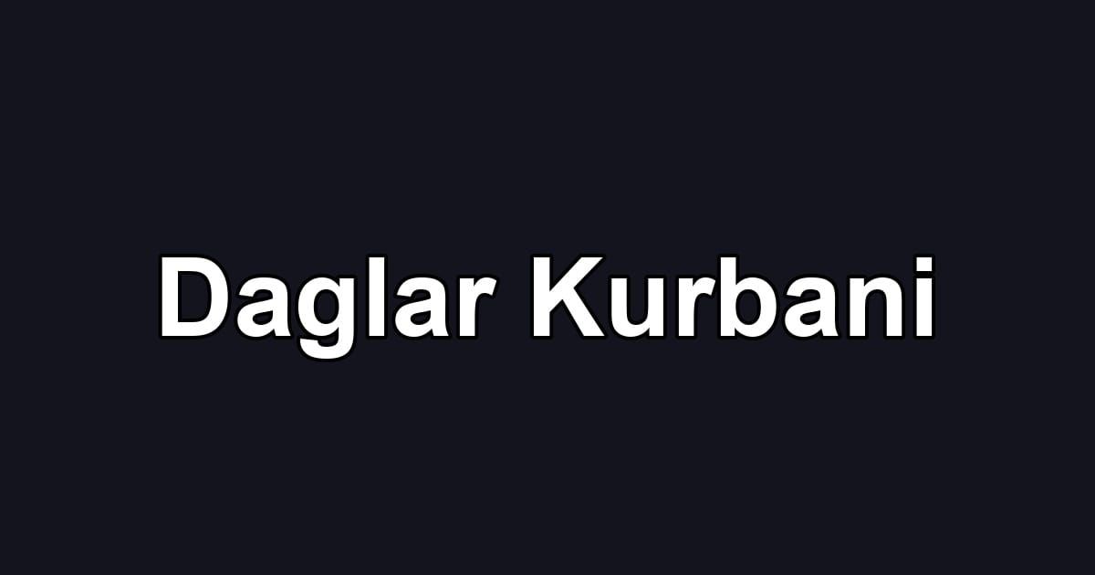 Daglar Kurbani