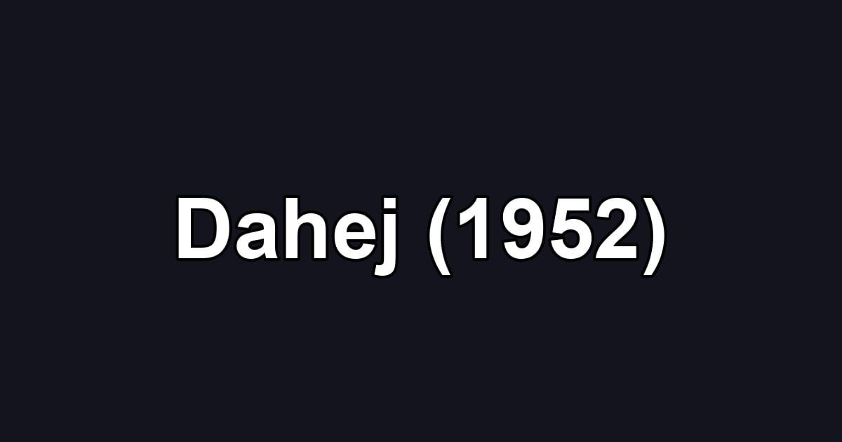 Dahej (1952)