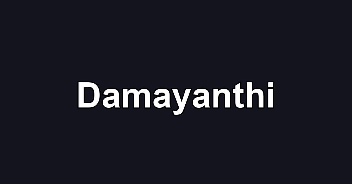 Damayanthi
