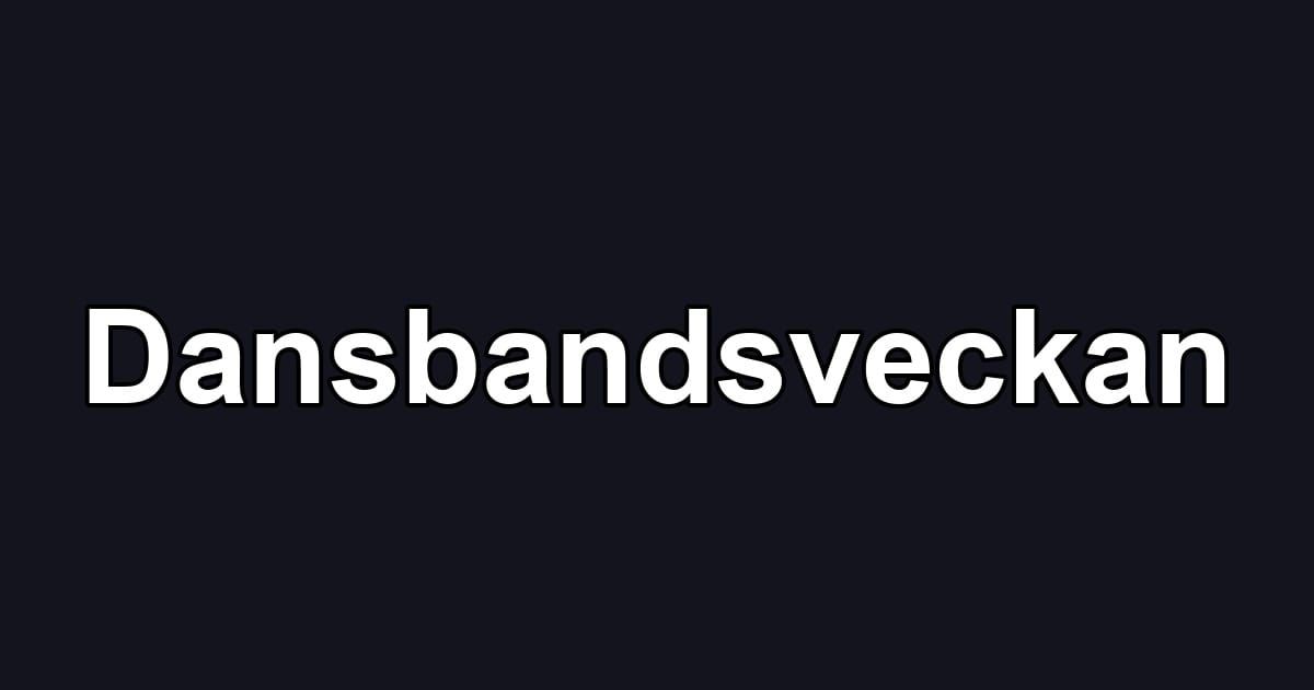Dansbandsveckan