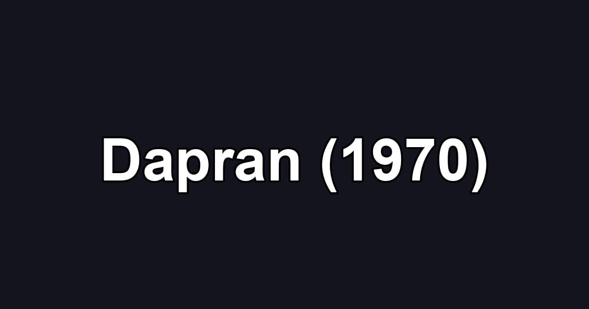 Dapran (1970)