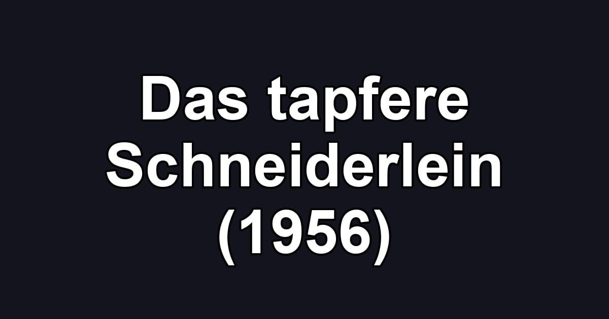 Das tapfere Schneiderlein (1956)