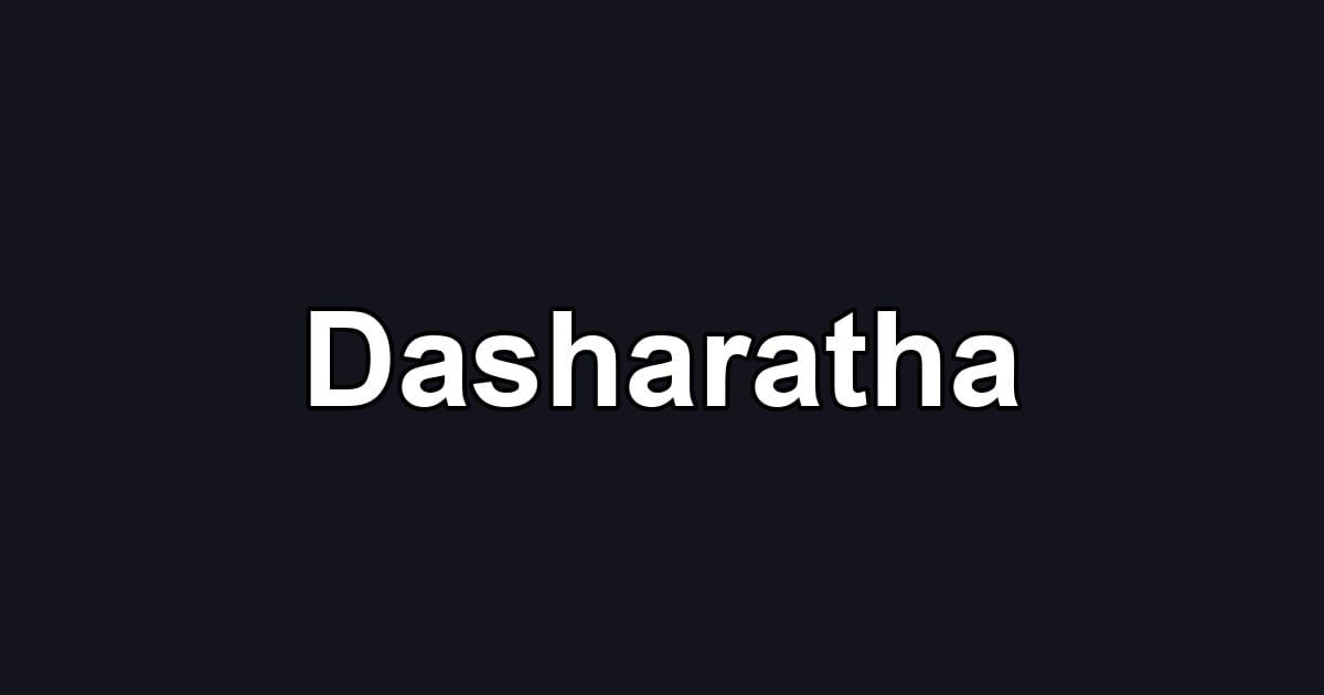 Dasharatha