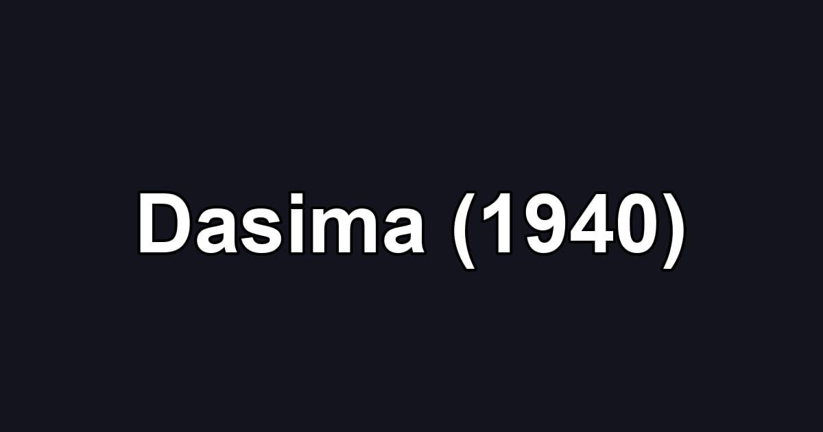 Dasima (1940)